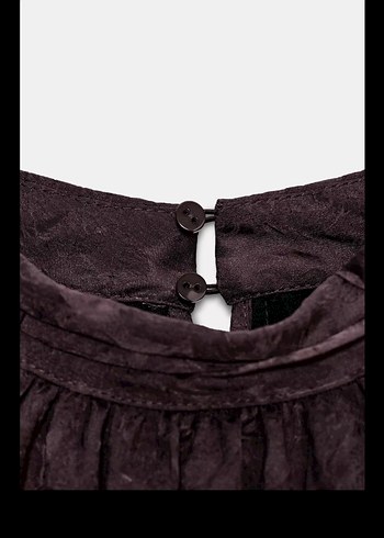 Zara Kahverengi Mini Elbise - Görsel 8