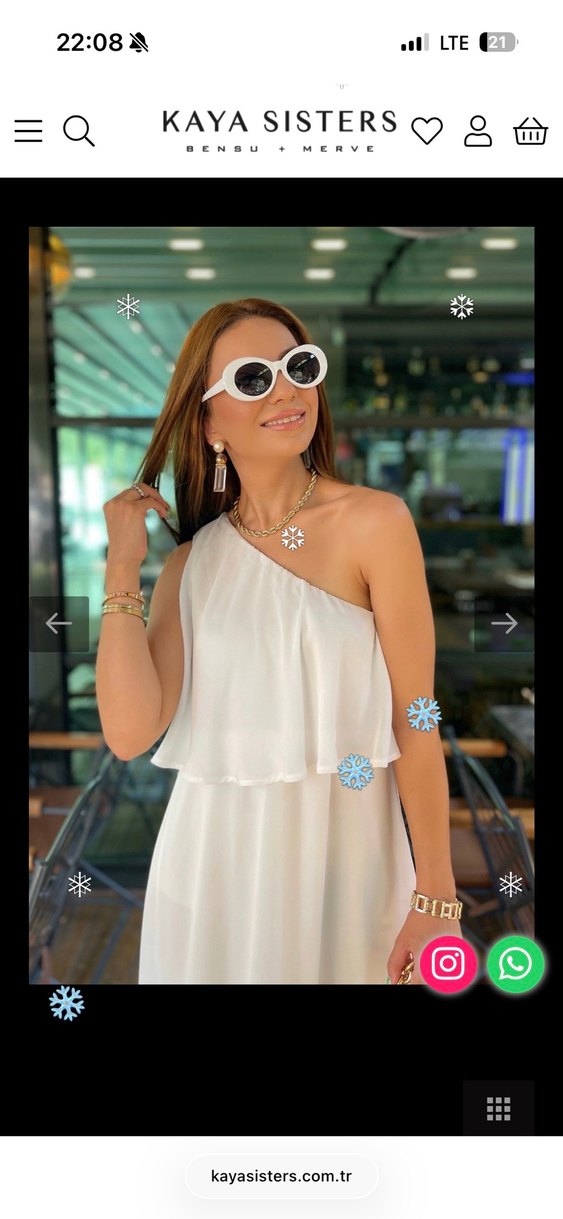 Beyaz Drapeli Mini Askısız Kokteyl Elbise - Görsel 4