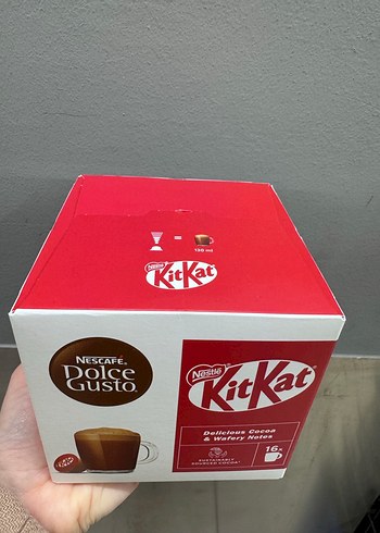 Kırmızı NESCAFÉ Dolce Gusto KitKat Kahve Kapsülleri - Görsel 6