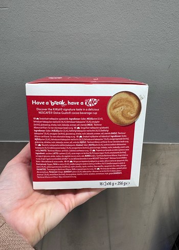 Kırmızı NESCAFÉ Dolce Gusto KitKat Kahve Kapsülleri - Görsel 4
