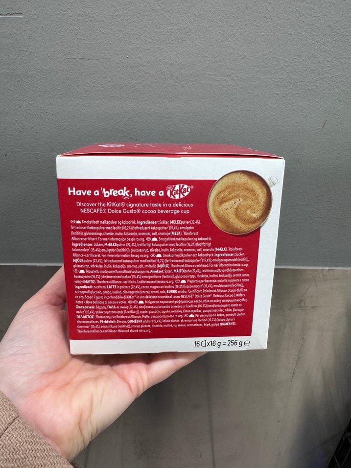 Kırmızı NESCAFÉ Dolce Gusto KitKat Kahve Kapsülleri - Görsel 4