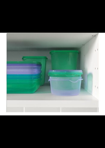 İkea Pastel Renkli Plastik Saklama Kapları - Görsel 4