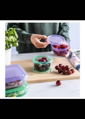 İkea Pastel Renkli Plastik Saklama Kapları - Görsel 2