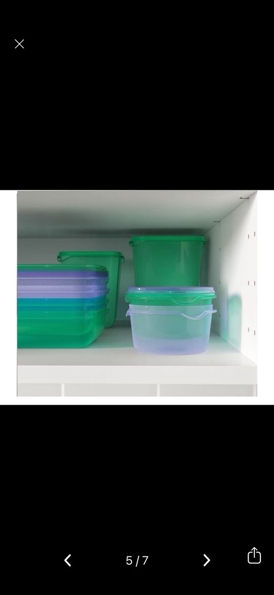 İkea Pastel Renkli Plastik Saklama Kapları - Görsel 4