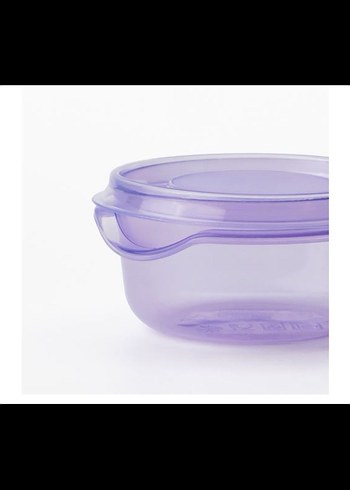 İkea Pastel Mor Plastik Saklama Kapları 3'lü - Görsel 3