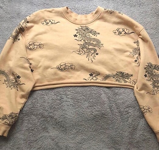 bershka crop sweatshirt