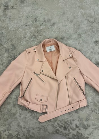 Stradivarius pembe pudra Kadın Ceket - Görsel 2