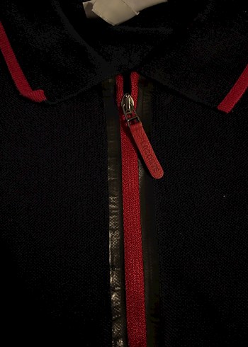 Fermuarlı Lacivert Polo Tişört - Görsel 2