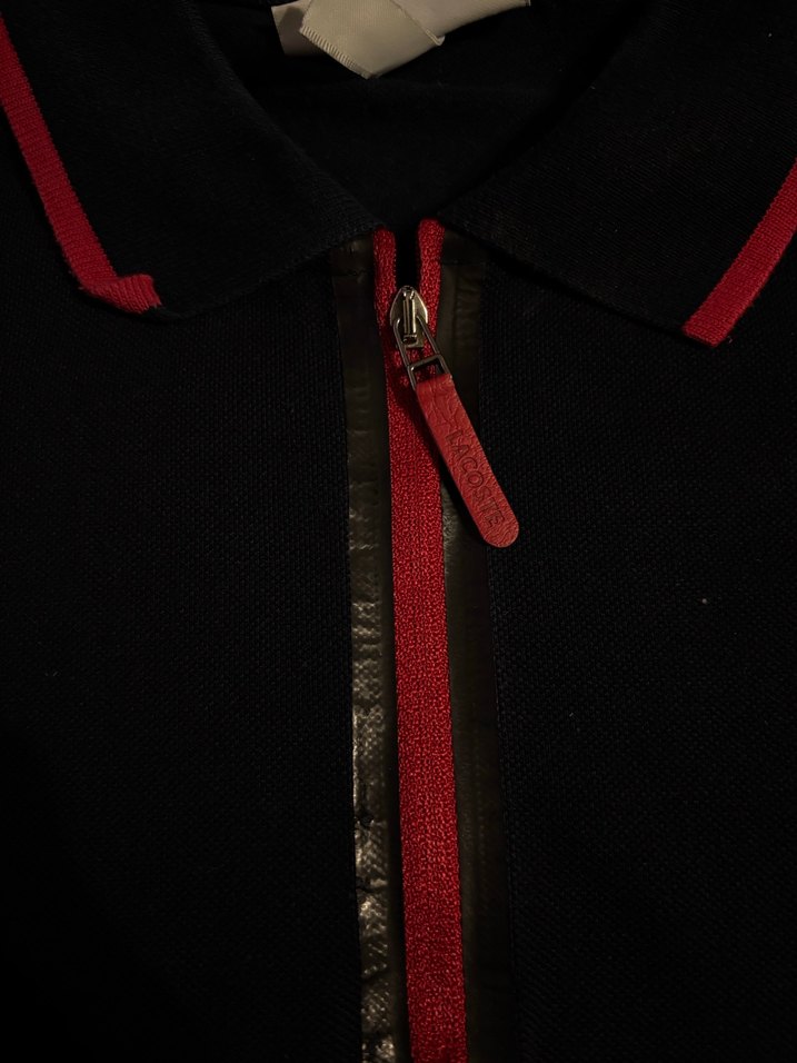 Fermuarlı Lacivert Polo Tişört - Görsel 2