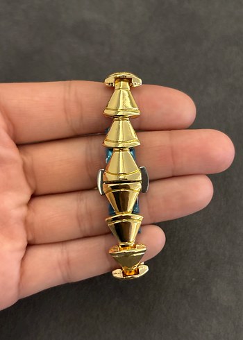 Altın Renkli Klasik Çelik Kadın Kol Saati - Görsel 5