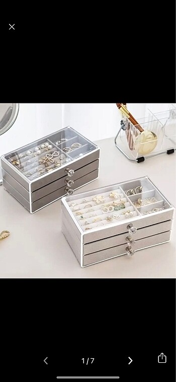 Ikea GRİ TAKI KUTUSU