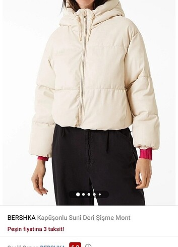 Bershka kapisonlu suni deri mont s beden etiketli 