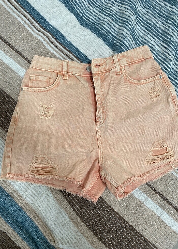 Jean şort - Görsel 3