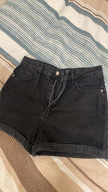 Jean şort - Görsel 4