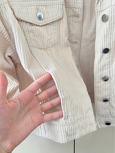 İnce kadife ceket - Görsel 5