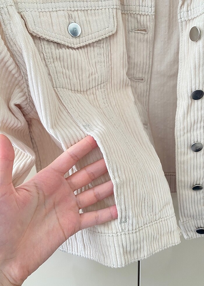 İnce kadife ceket - Görsel 5