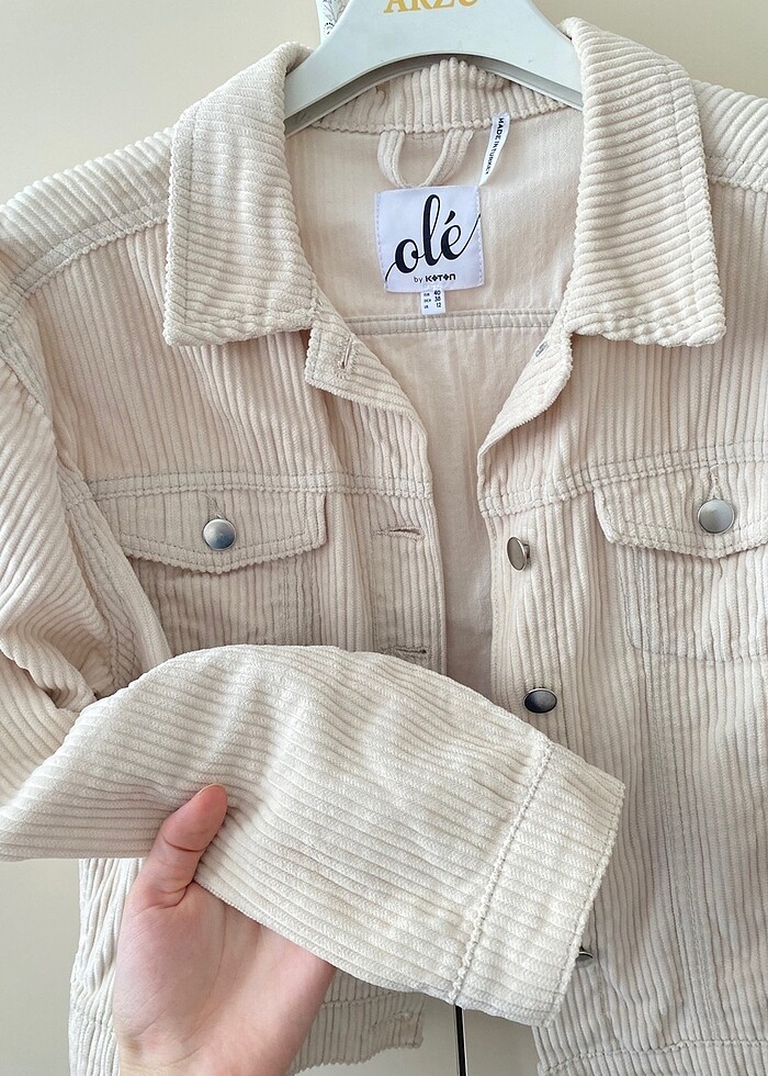 İnce kadife ceket - Görsel 4