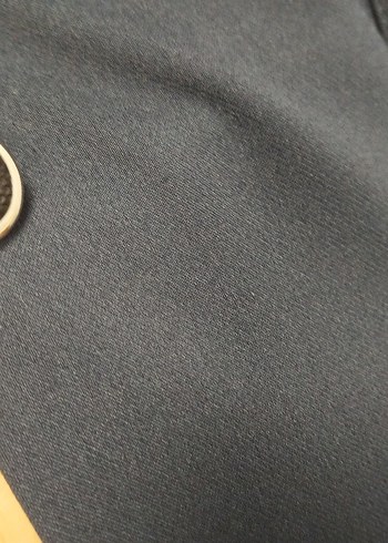 Lacivert Düğmeli Uzun Kadın Yelek - Görsel 12