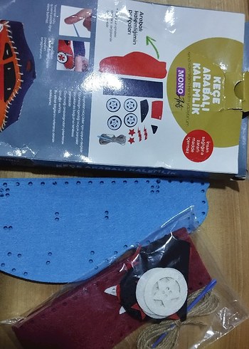 Renkli Araba Modeli Yapım Seti - Görsel 6