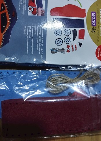 Renkli Araba Modeli Yapım Seti - Görsel 8