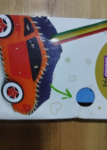 Renkli Araba Modeli Yapım Seti - Görsel 5