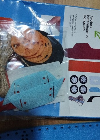 Renkli Araba Modeli Yapım Seti - Görsel 4