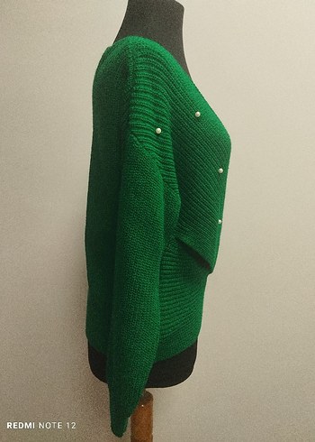 İnci Detaylı Sargılı Kazak - Görsel 4