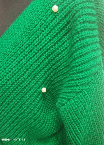 İnci Detaylı Sargılı Kazak - Görsel 9