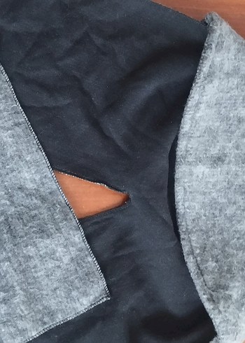 AİŞE TESETTÜR Antrasit Atkılı Bucket Şapka - Görsel 8