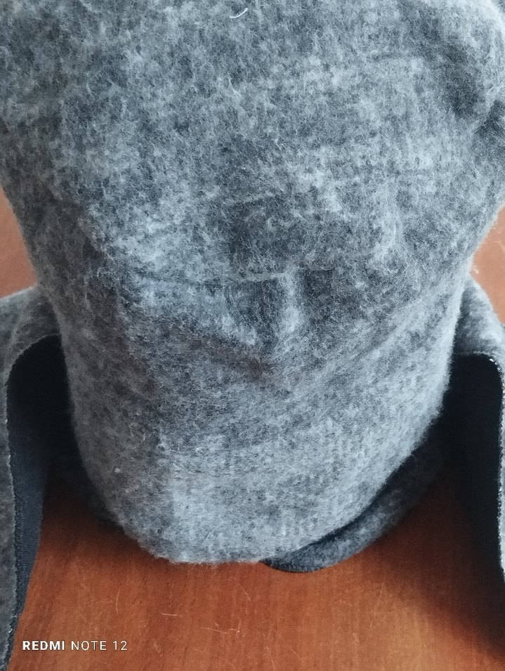 AİŞE TESETTÜR Antrasit Atkılı Bucket Şapka - Görsel 3