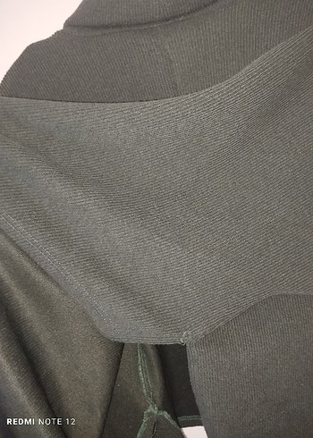 Yeşil Boğazlı Uzun Kollu Kadın Kazak - Görsel 10