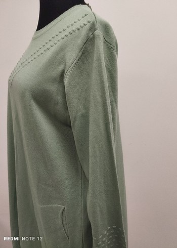 Uzun Kollu Triko Kadın Kazak - Görsel 5