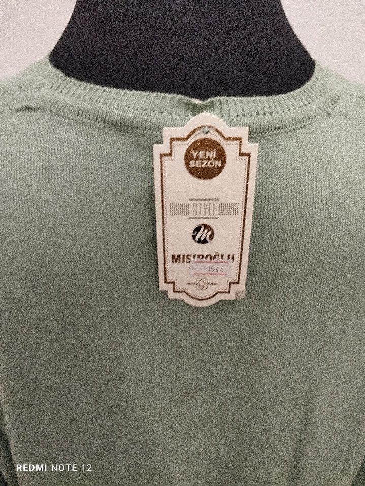 Uzun Kollu Triko Kadın Kazak - Görsel 4