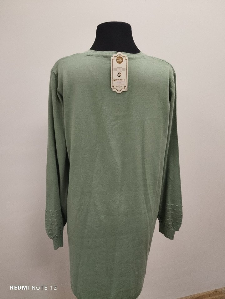 Uzun Kollu Triko Kadın Kazak - Görsel 3