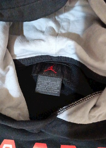 Jordan Nike Siyah Kapüşonlu Sweatshirt 13-15 yaş 163-175 cm - Görsel 2