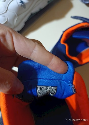 Erkek Çocuk Renkli Mavi Spor Ayakkabı - Görsel 5