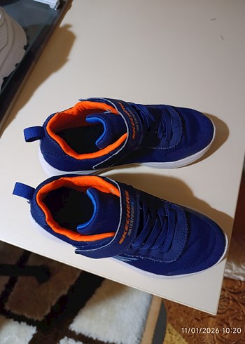 Erkek Çocuk Renkli Mavi Spor Ayakkabı - Görsel 3