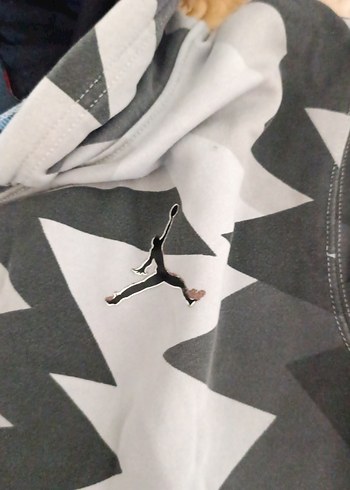 orijinal Nike Gri Desenli Erkek Sweatshirt 13-15 yaş 163-175 cm - Görsel 3