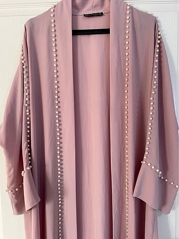 Diğer Pembe taşlı abaya