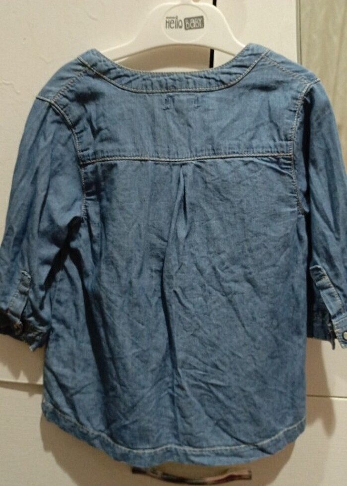 Kız bebek gömlek elbise  - Görsel 3