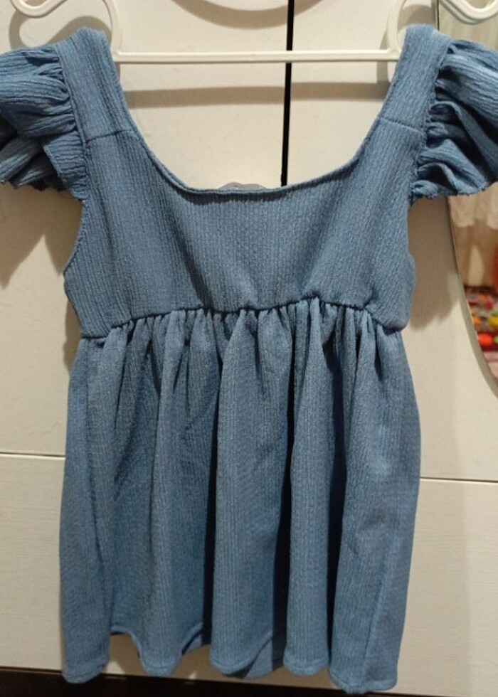 Sıfır elbise kız çocuk  - Görsel 3