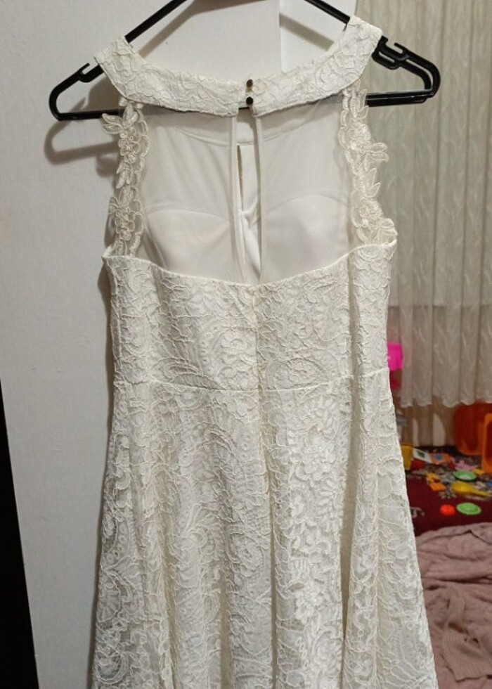 Beyaz nikah elbisesi / beyaz elbise  - Görsel 4