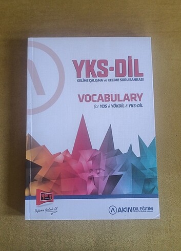 AKIN DİL - VOCABULARY - KELİME KİTABI 