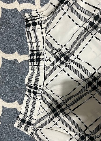 Ekoseli midi etek - Görsel 4