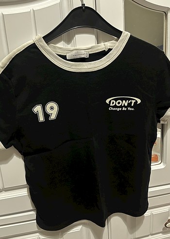 Baskılı crop tisort - Görsel 2