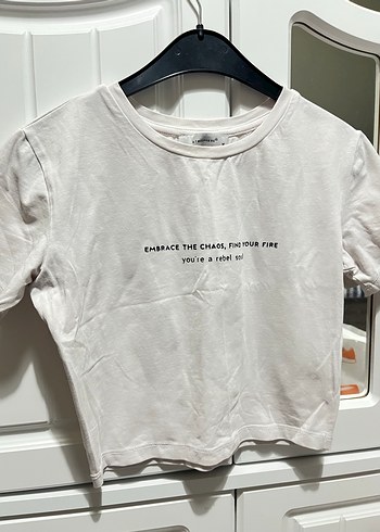 Baskılı crop tisort - Görsel 12