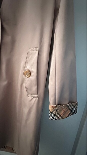 xl Beden camel Renk Burberry Trençkot