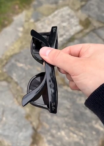 Beden Kadın Siyah Parlak Ray-Ban Gözlük