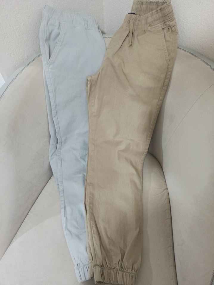 Bej Salaş Keten Erkek Pantolon - Görsel 2