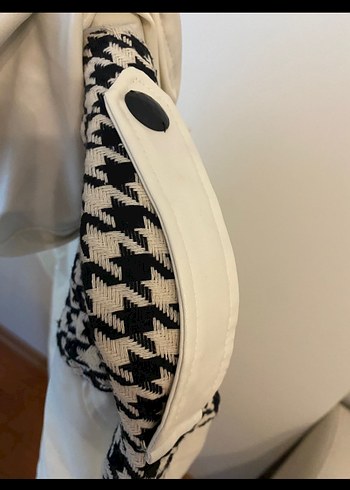 Düğmeli Midi Beyaz Yağmurluk - Görsel 6